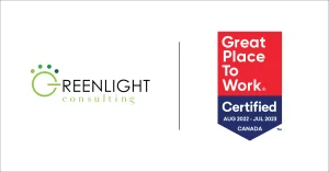 Great Place To Work Badge, from August 2022 through July 2023