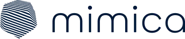 Dark blue Mimica logo